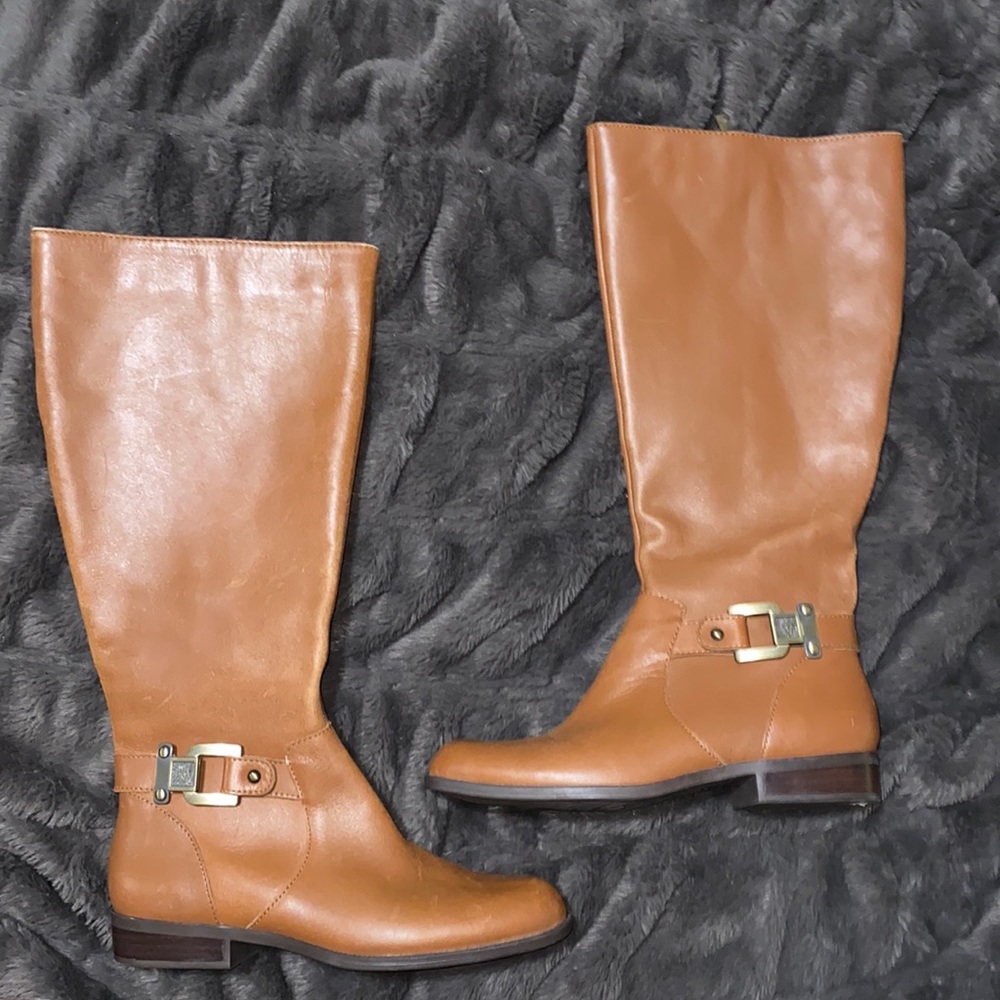🛍️Tall brown Anne Klein iflex boots! - Picture 1 of 7